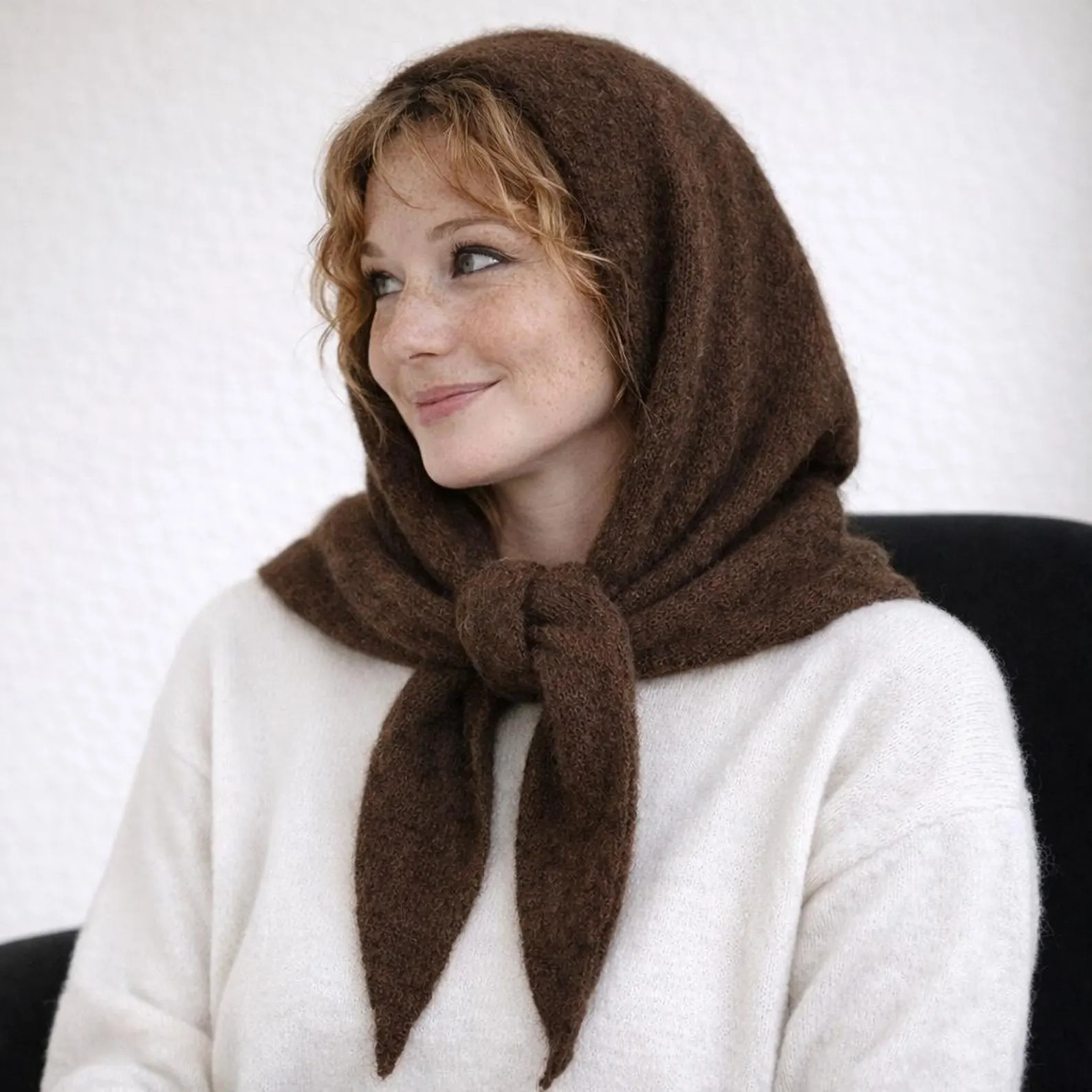 Soft Knit Triangle Scarf - Multi-Way Wrap Shawl - Hooded Scarf in Multiple Colours | Etsy (US)