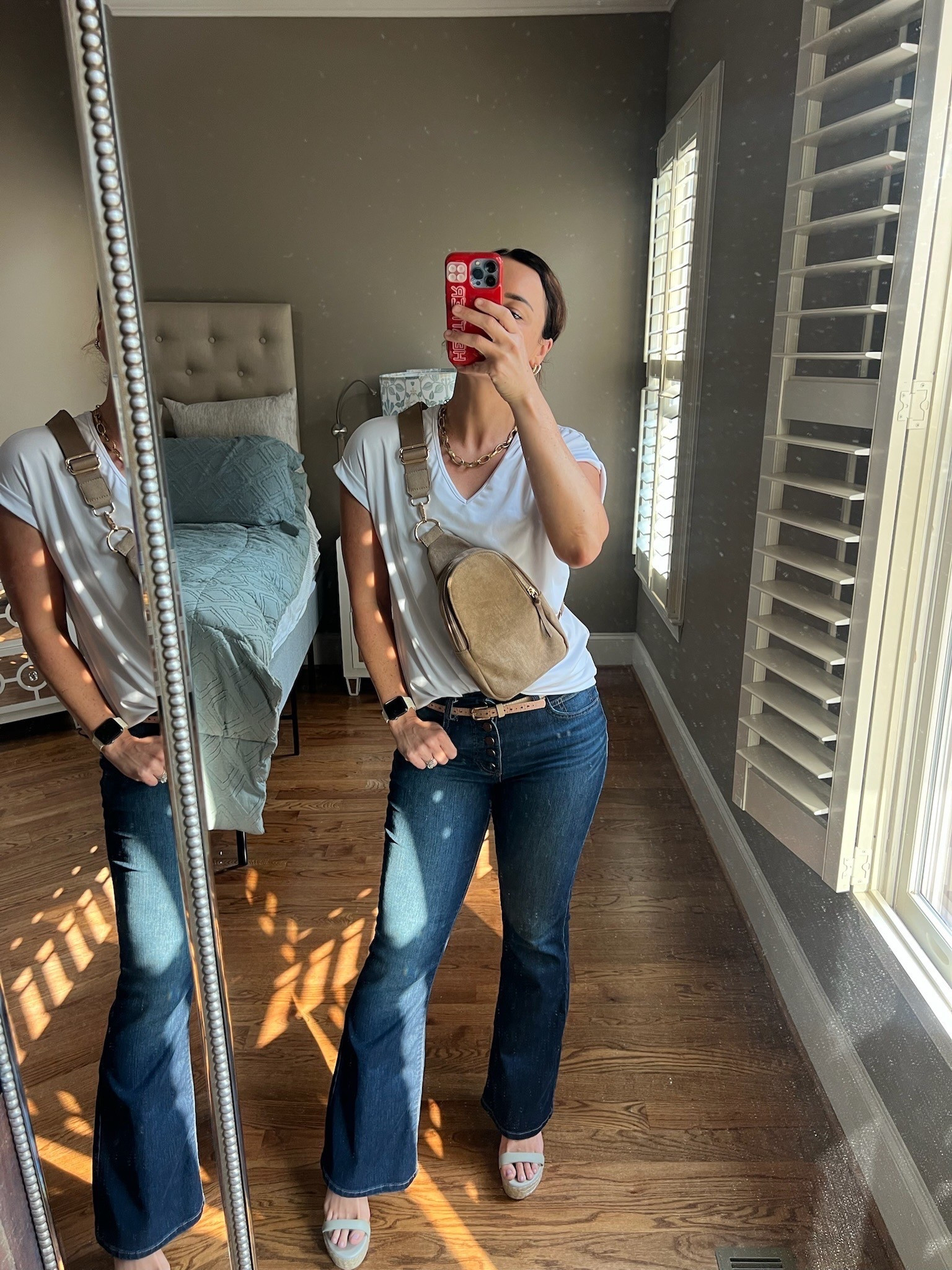 Best non-see through white v-neck blouse / tee from Sexy Modest  

#LTKFindsUnder100 #LTKFindsUnder50 #LTKFamily