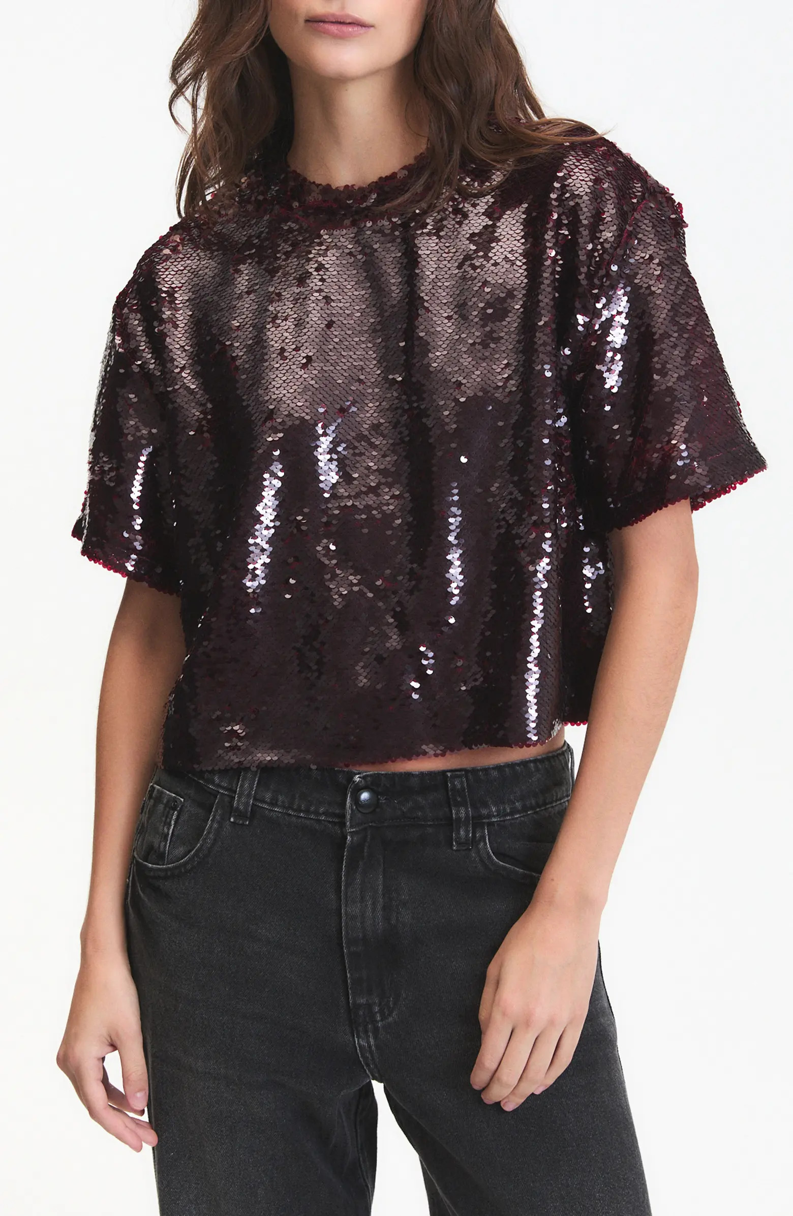 DELUC Logan Sequin Top | Nordstrom | Nordstrom