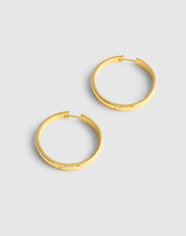 Classic Large Hoop Earrings | Madewell