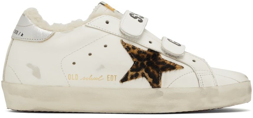 Golden Goose - White Old Skool Sneakers | SSENSE