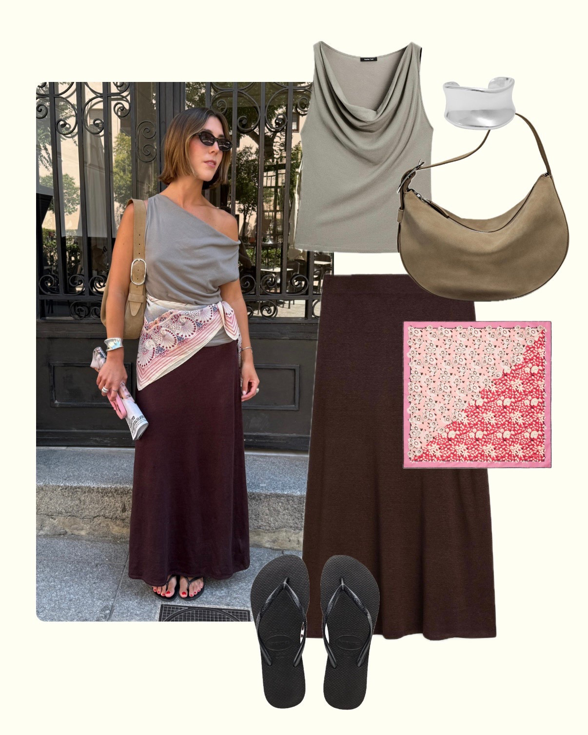 summer scarf styling in Madrid 👌🏻

#LTKsummer #LTKeurope #LTKespana