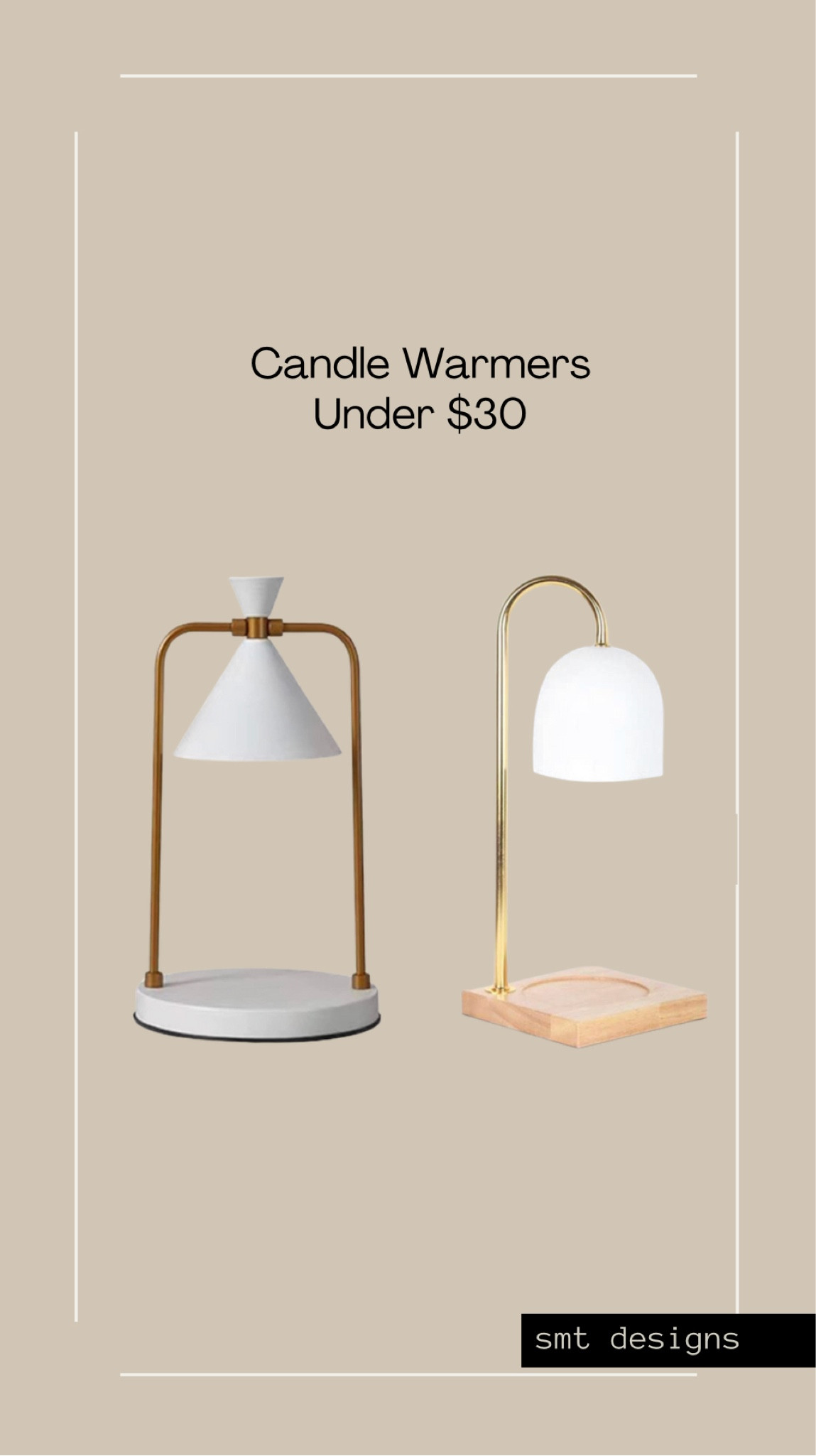 Candle warmers under $30 with brass accents

#LTKFind #LTKstyletip #LTKhome