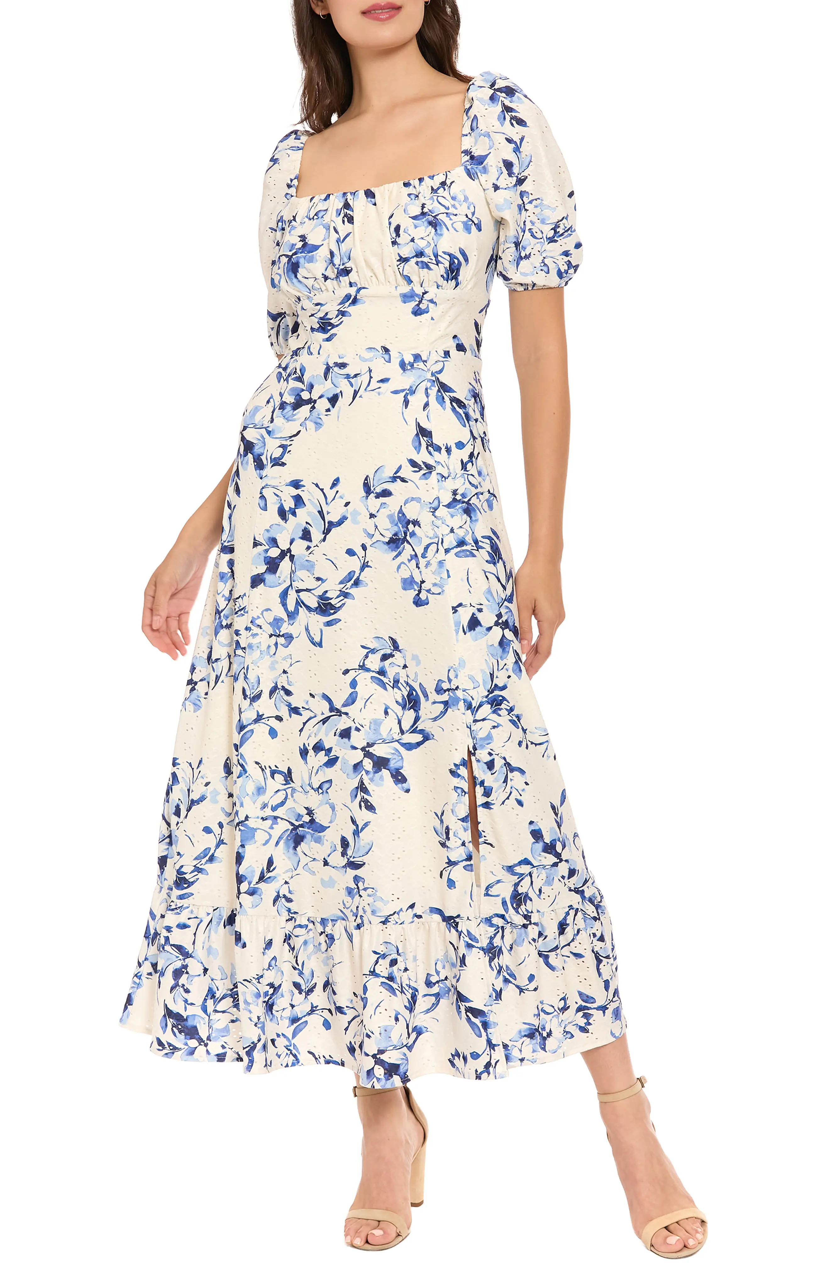Puff Sleeve Maxi Dress (Women) | Nordstromrack | Nordstrom Rack