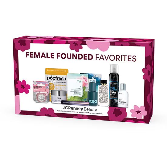 new!JCPenney Beauty Female Founded Favorites 10-Pc Box ($105 Value) | JCPenney