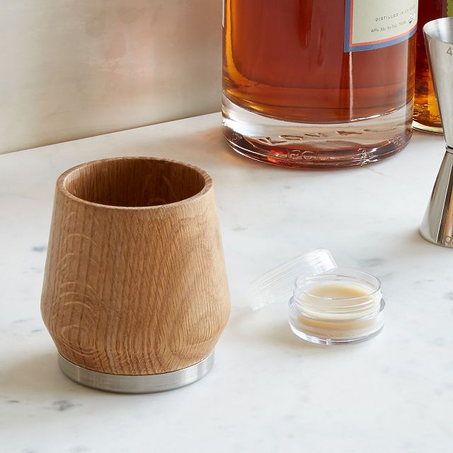 Whiskey Enhancing Oak Tumbler | UncommonGoods