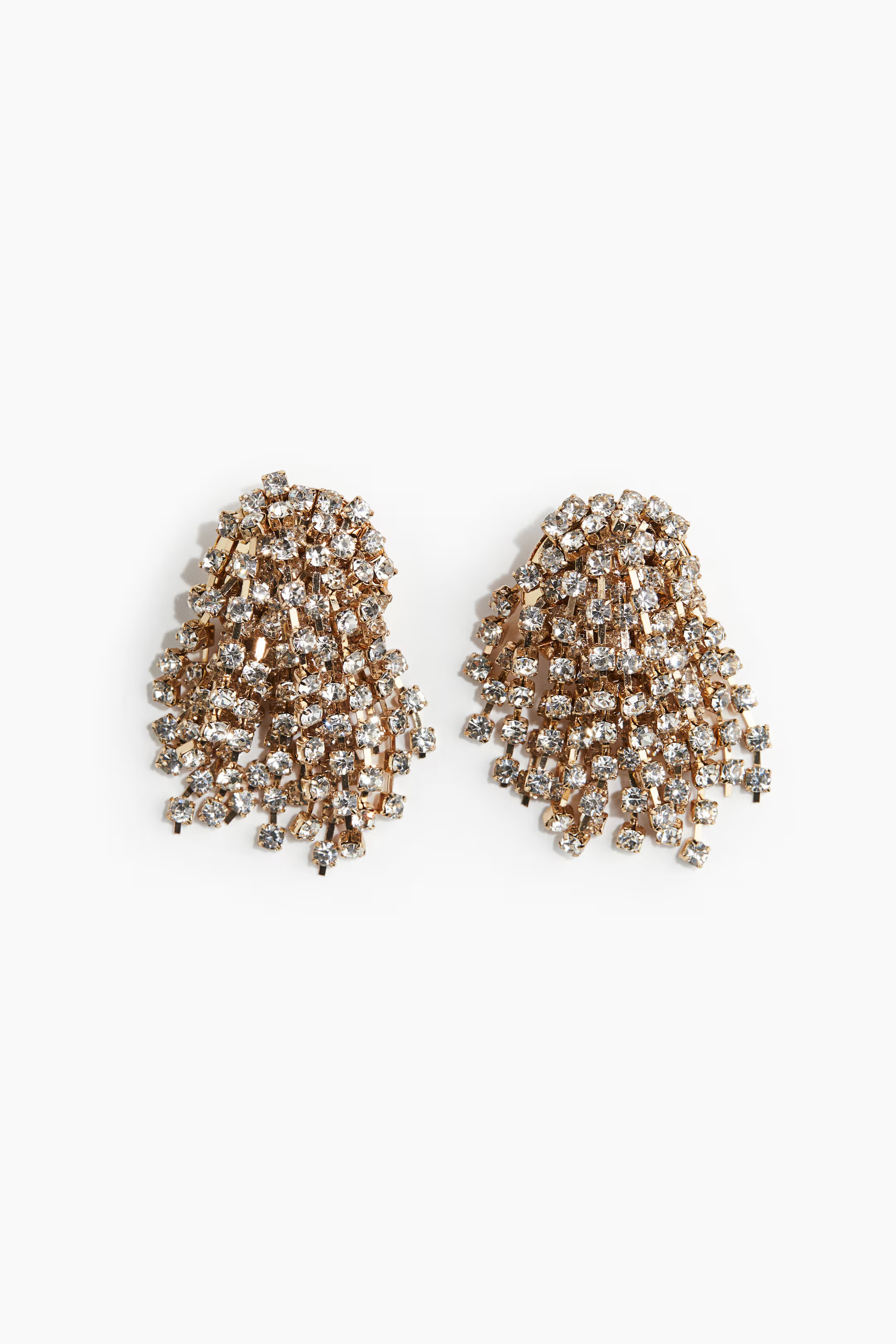 Rhinestone-Chain Earrings | H&M (US + CA)