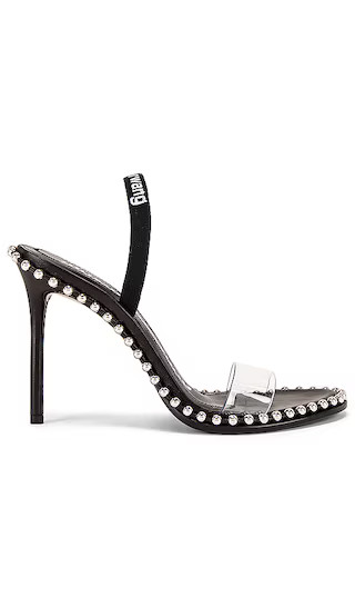 Nova Logo Sandal in Black | Revolve Clothing (Global)