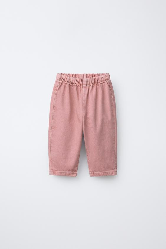 BAGGY TWILL PANTS WITH HEART POCKET | Zara US