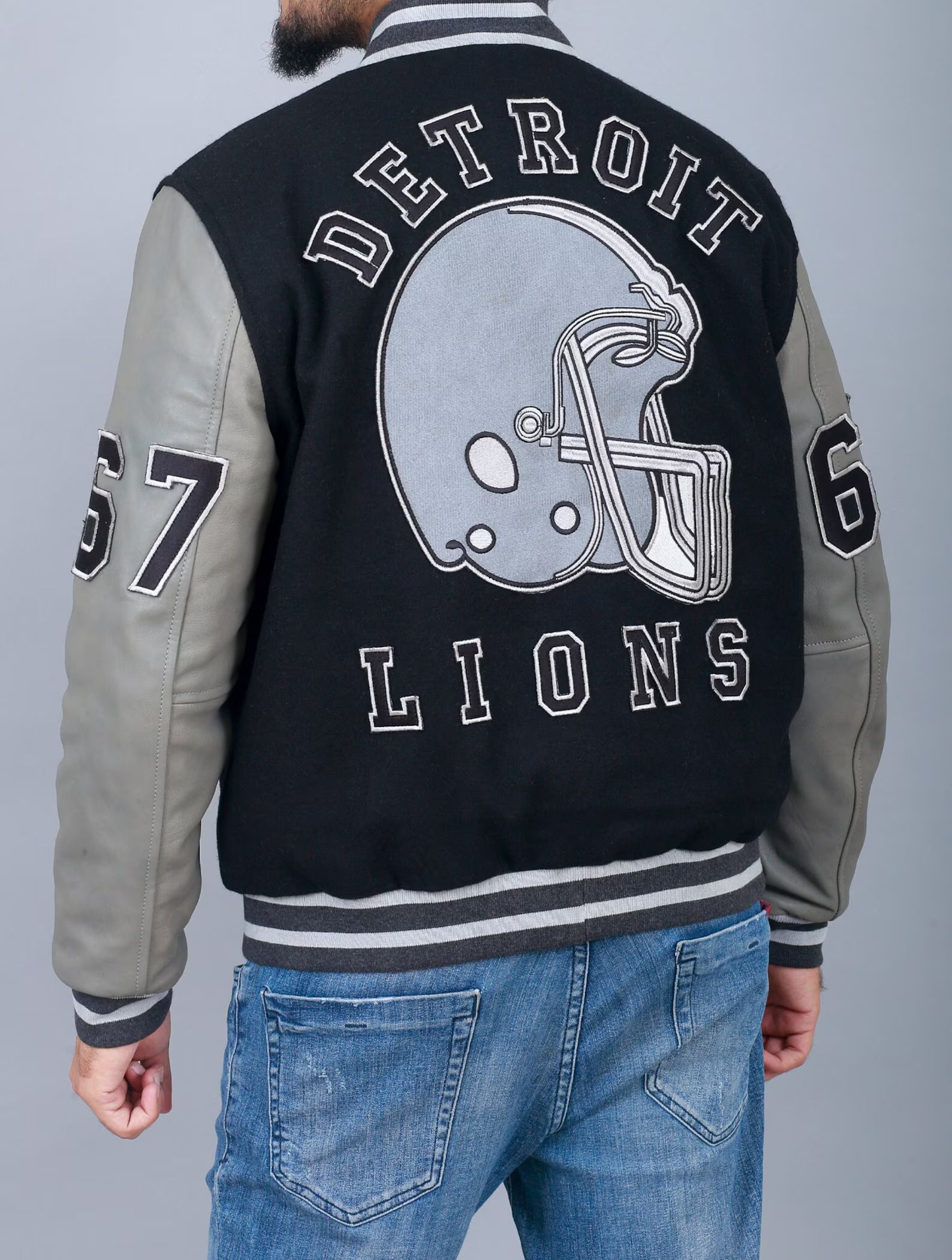 Detroit Lions Venom 2 Eddie Brock Varsity Jacket - Etsy | Etsy (US)