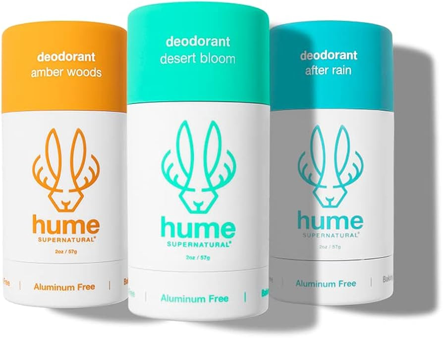Hume Supernatural Aluminum Free Deodorant for Women & Men - Probiotic and Plant-Based, Long-Lasti... | Amazon (US)