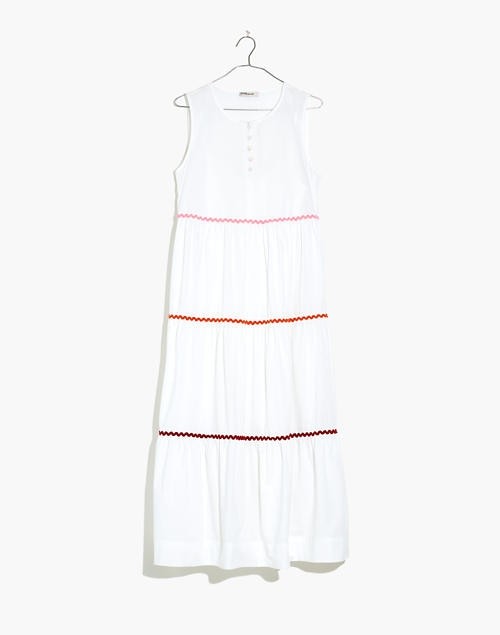 Rickrack Cattail Tiered Dress | Madewell