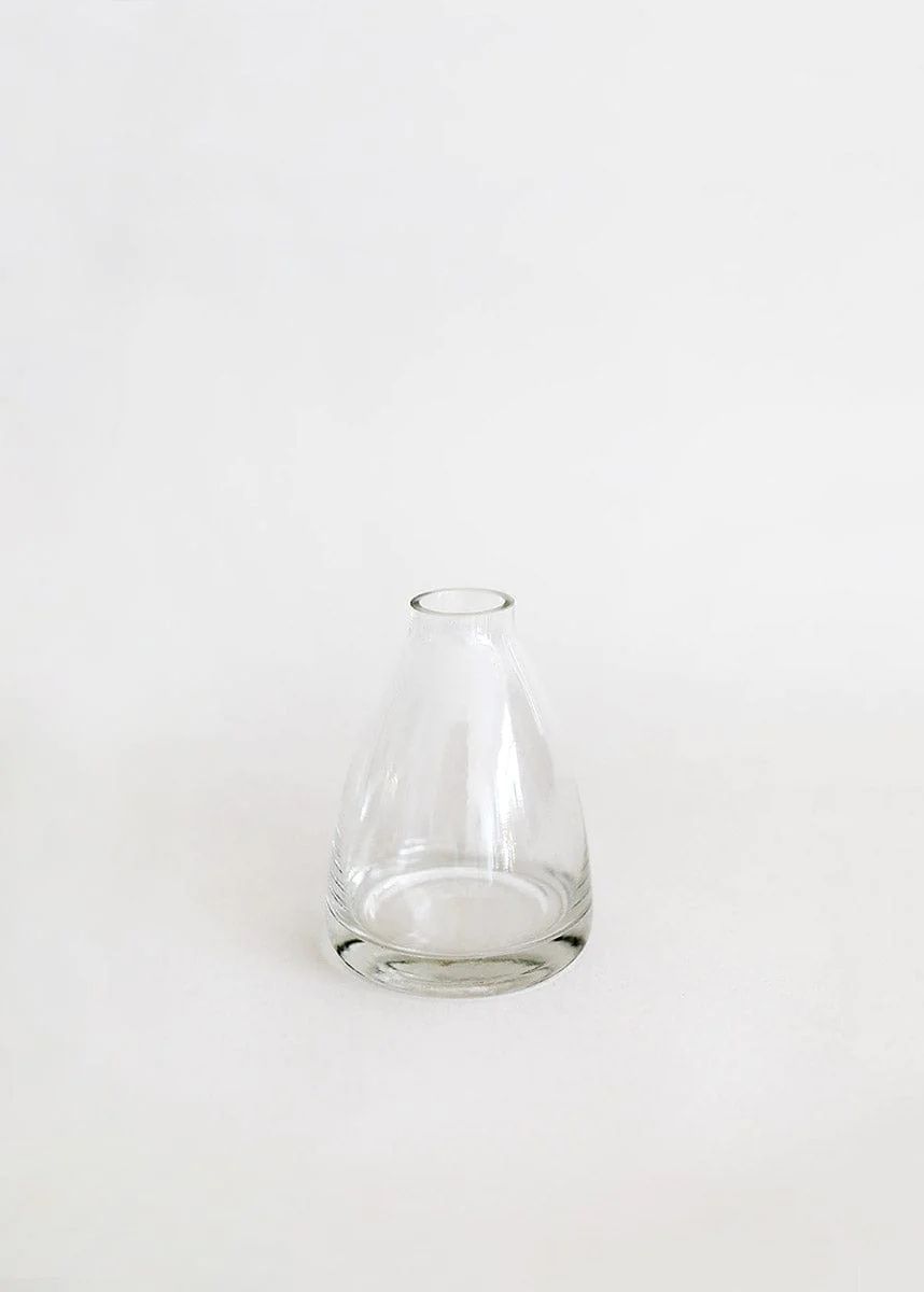 Clear Glass Bud Vase - 4.5 | Afloral