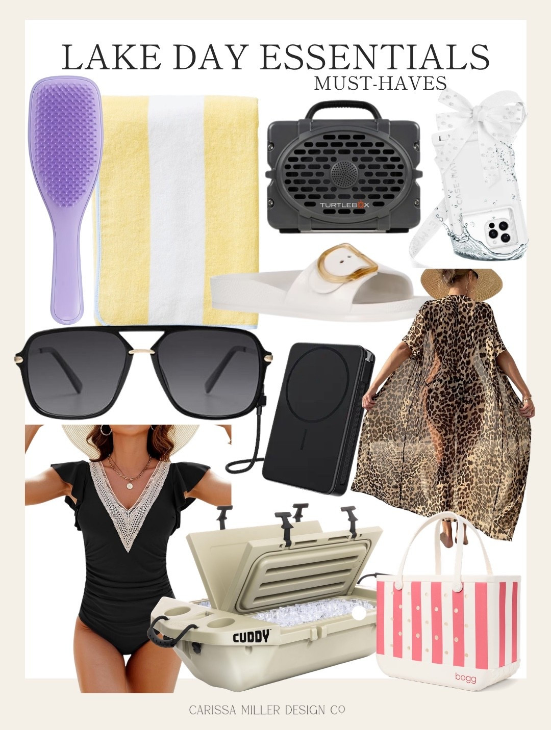 Since lake season is finally here, I thought I’d share some of my necessities for lake days!