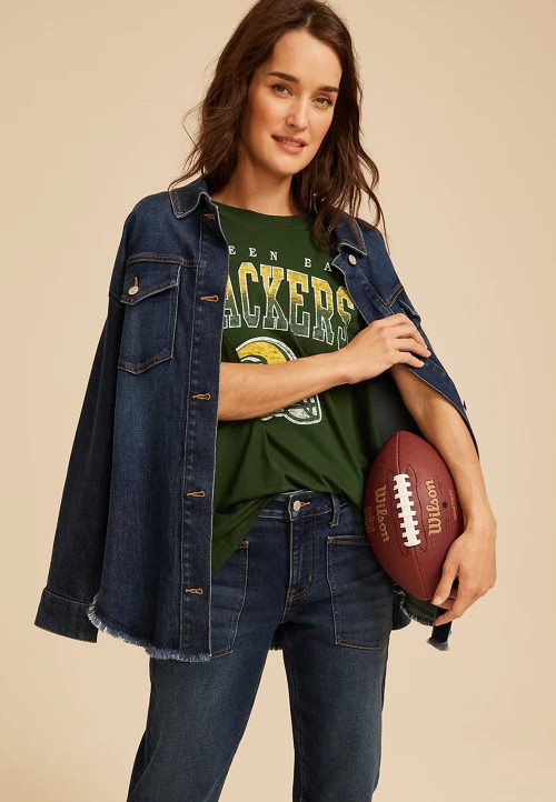 NFL\u00ae Oversized Fit Graphic Tee | maurices | Maurices