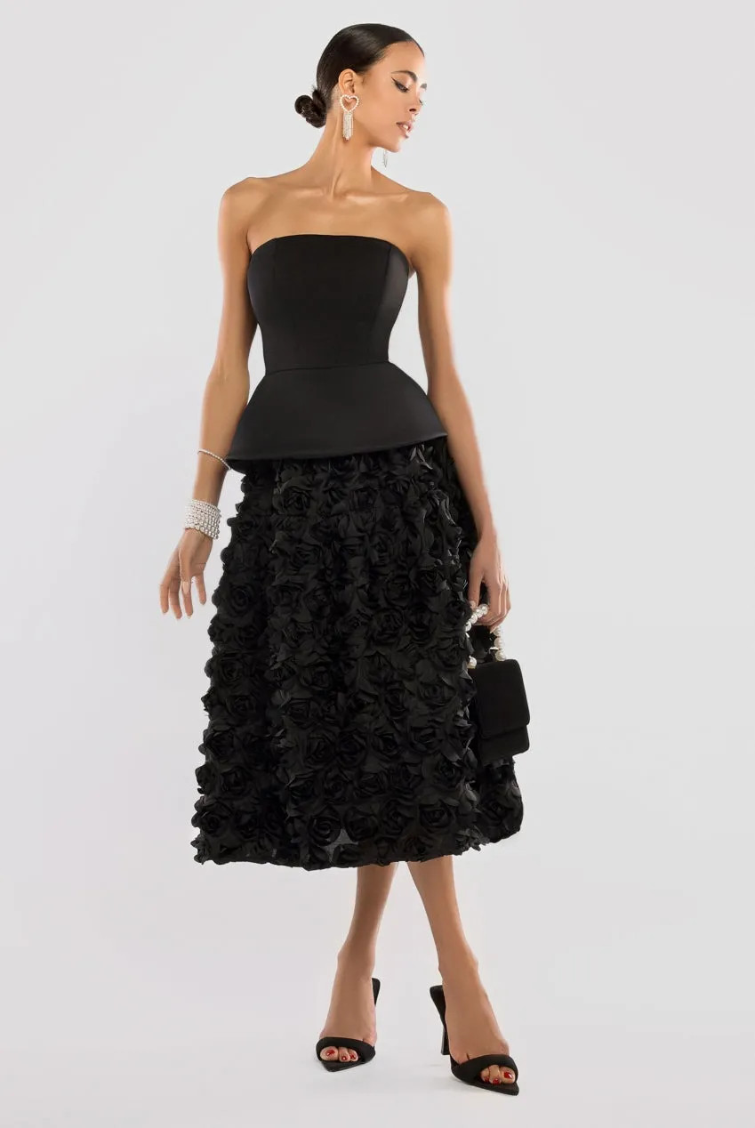 Tops | Scuba Boobtube Peplum Hem Corset | Goddiva | Debenhams UK