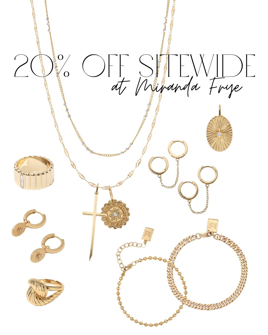 20% off sitewide at Miranda Frye 😍