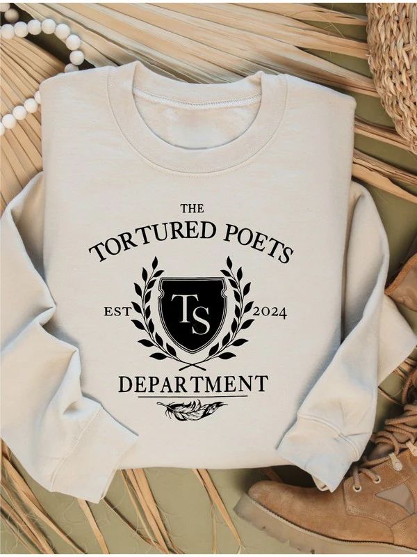 Tortured Poets Department Graphic Pullover Plus Size (Available in 4 colors) | It's NOMB