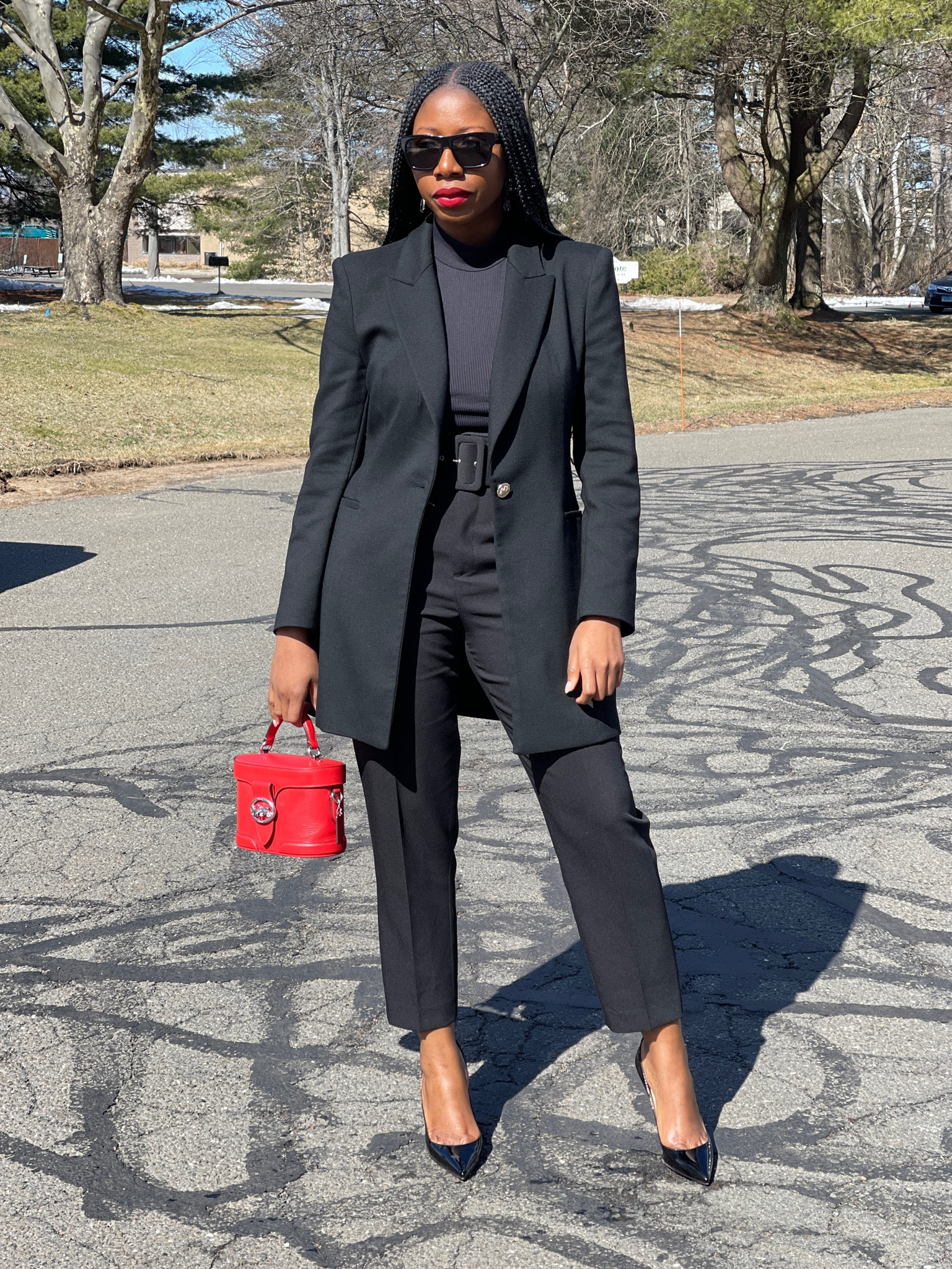 I just wanted a day of blackness.

#LTKstyletip #LTKworkwear #LTKcurves