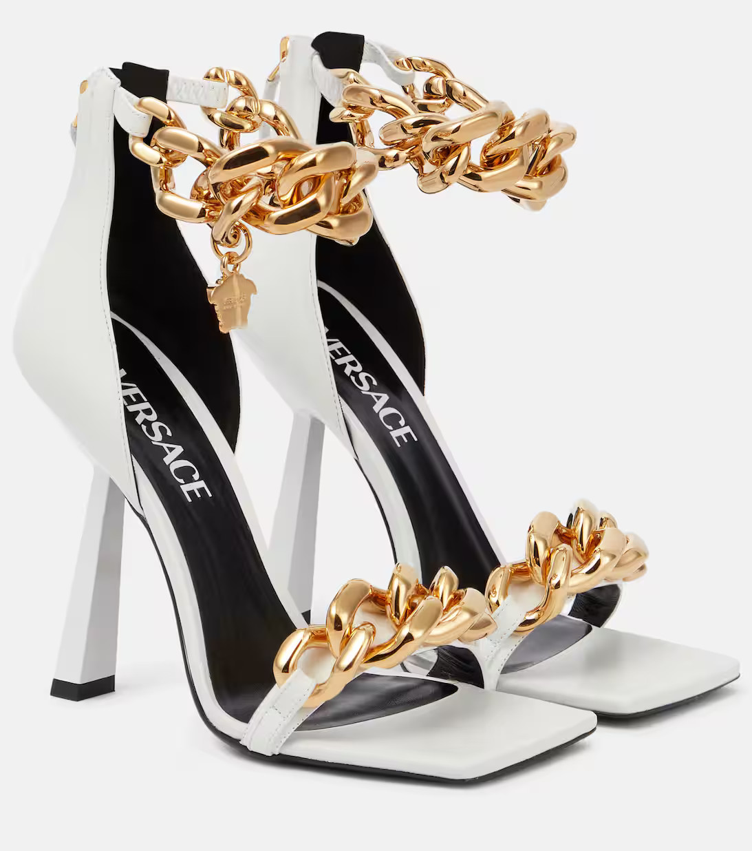 Medusa Chain leather sandals | Mytheresa (US/CA)