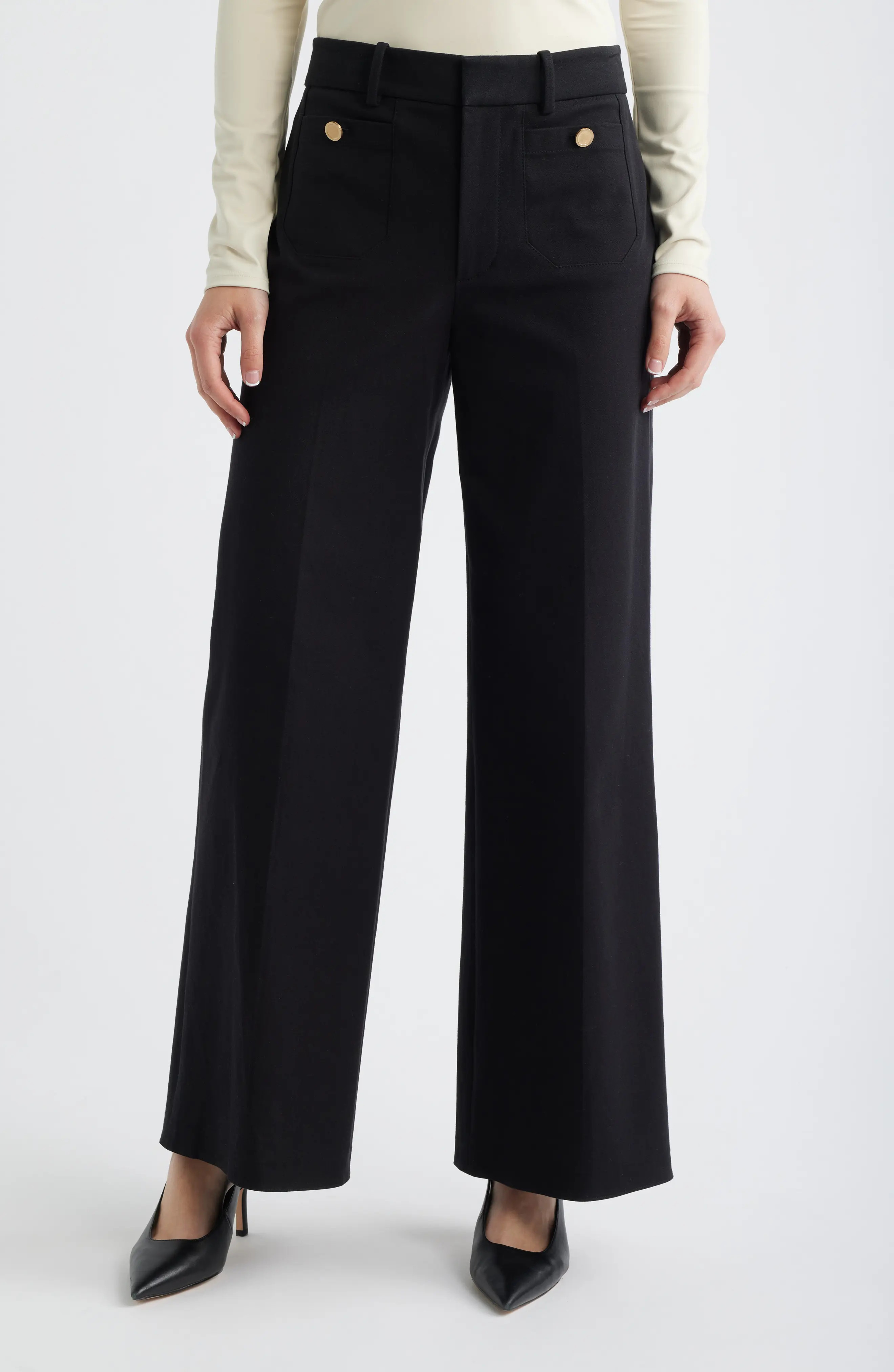 FRAME Modernist High Waist Pocket Pants (Women) | Nordstrom | Nordstrom