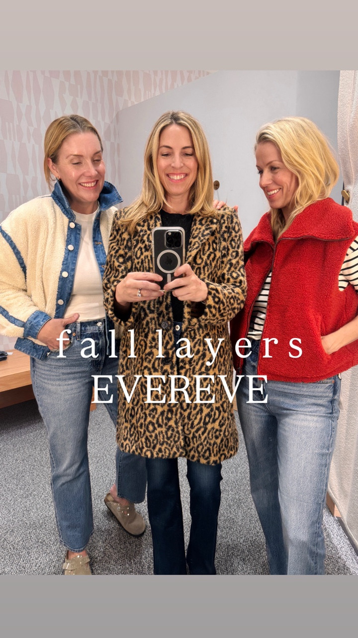 Three layered looks from Evereve!

Cooler weather is here and we are reaching for layers to keep us warm and look fab while doing it. Here are three looks we’re loving this season! 

Sizing notes and jean looks:
Laura (leopard coat) is in the Farrah jean,tts. Gretchen and Allison are in a Pistola jean, also tts. All items shown run tts!

@EvereveOfficial
 #EverevePartner
 #EvereveStyle


#LTKStyleTip #LTKSeasonal #LTKOver40