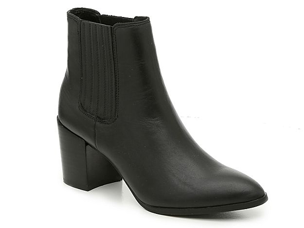 Steve Madden Jain Bootie - Women's - Black Leather | DSW