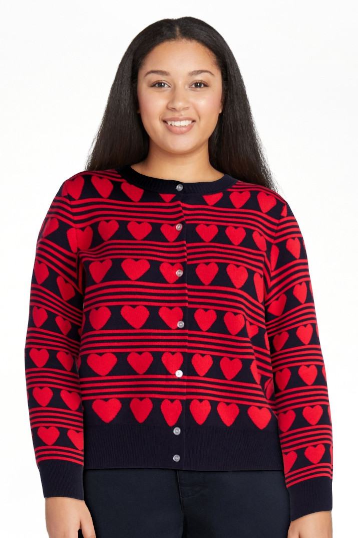 Free Assembly Women's and Women's Plus Solid, Stripe, & Print Classic Cozy Yarn Cardigan Sweater,... | Walmart (US)