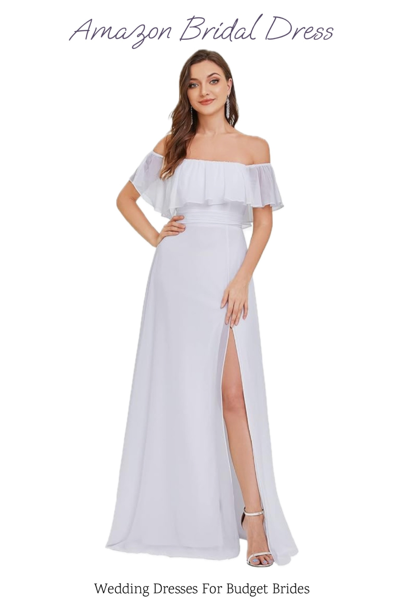Wedding dress idea for the bride to be with a simple wedding gown that is beach or destination wedding ready!

#LTKStyleTip #LTKParties #LTKWedding