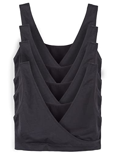 Caramel Cantina 4 Pack Nursing Maternity Women’s Sleep Comfort Bralette Bra | Amazon (US)