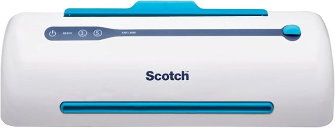 Scotch PRO TL906 Thermal Laminator, 1 Laminating Machine, White/Blue, Laminate Recipe Cards, Phot... | Amazon (US)