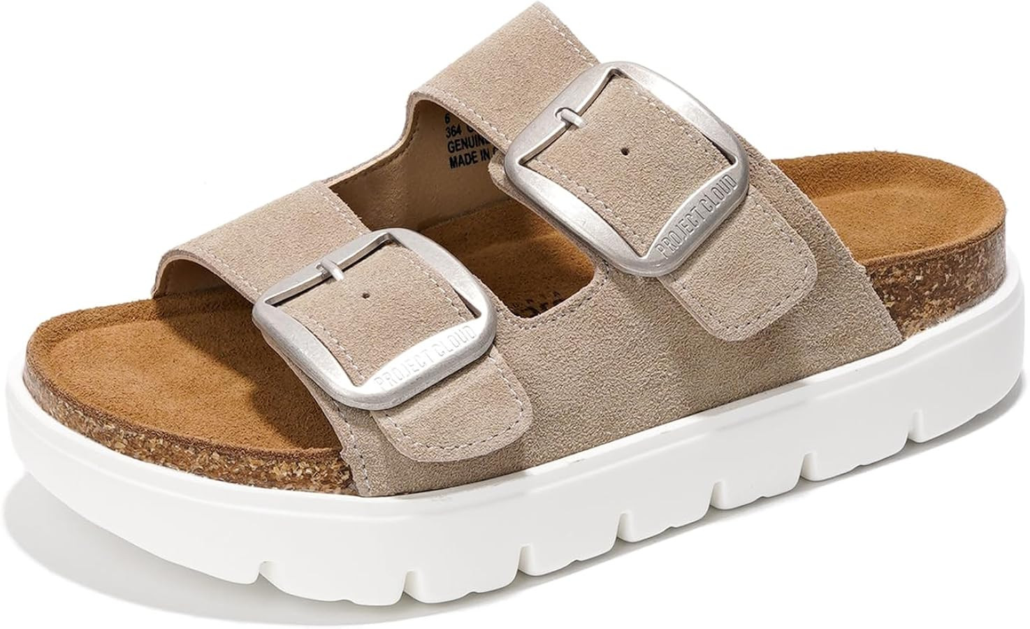 Project Cloud Genuine Leather Platform Sandals Women Footwear - Wedge Chunky Sandals Womens sanda... | Amazon (US)