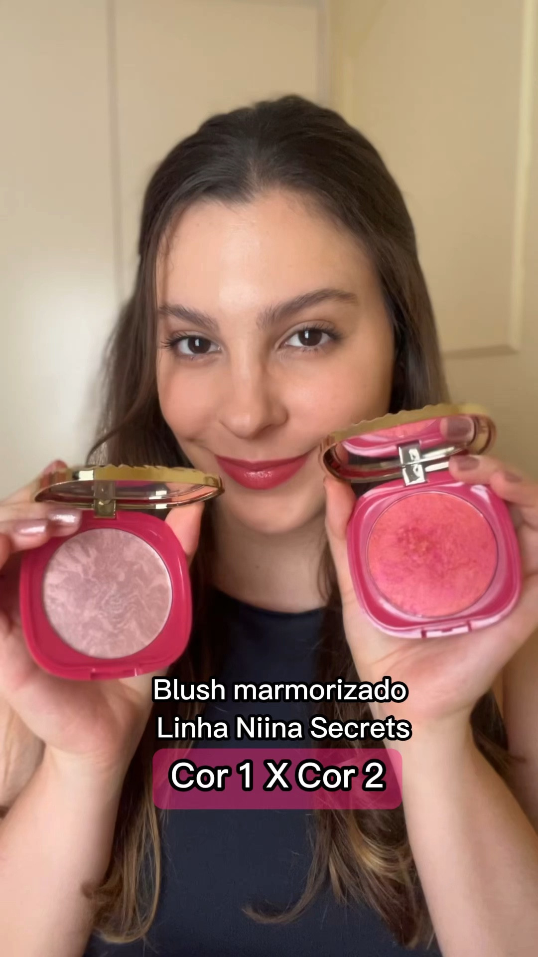 Blush marmorizado Linha Niina Secrets: Cor 1 X Cor 2 ❤️

Qual vocês mais gostaram? 

#NatalLTK #LTKGift 

#LTKbrasil #LTKbeauty