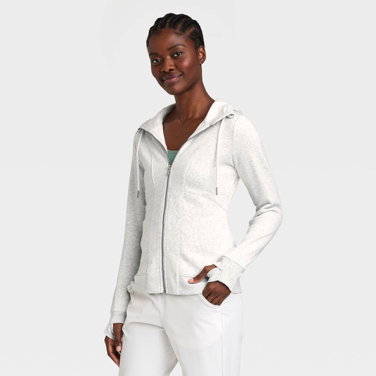 Women's Full Zip Fleece Hoodie - All in Motion™ | Target