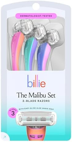 Billie Disposable Razors for Women - The Malibu Set | Amazon (US)