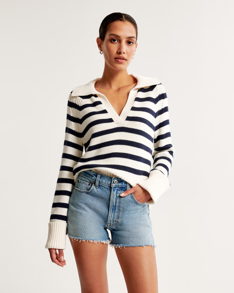 High Rise Mom Short | Abercrombie & Fitch (US)