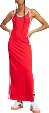 adidas Originals Women's Adicolor 3-Stripes Tank Maxi Dress | DICK'S Sporting Goods