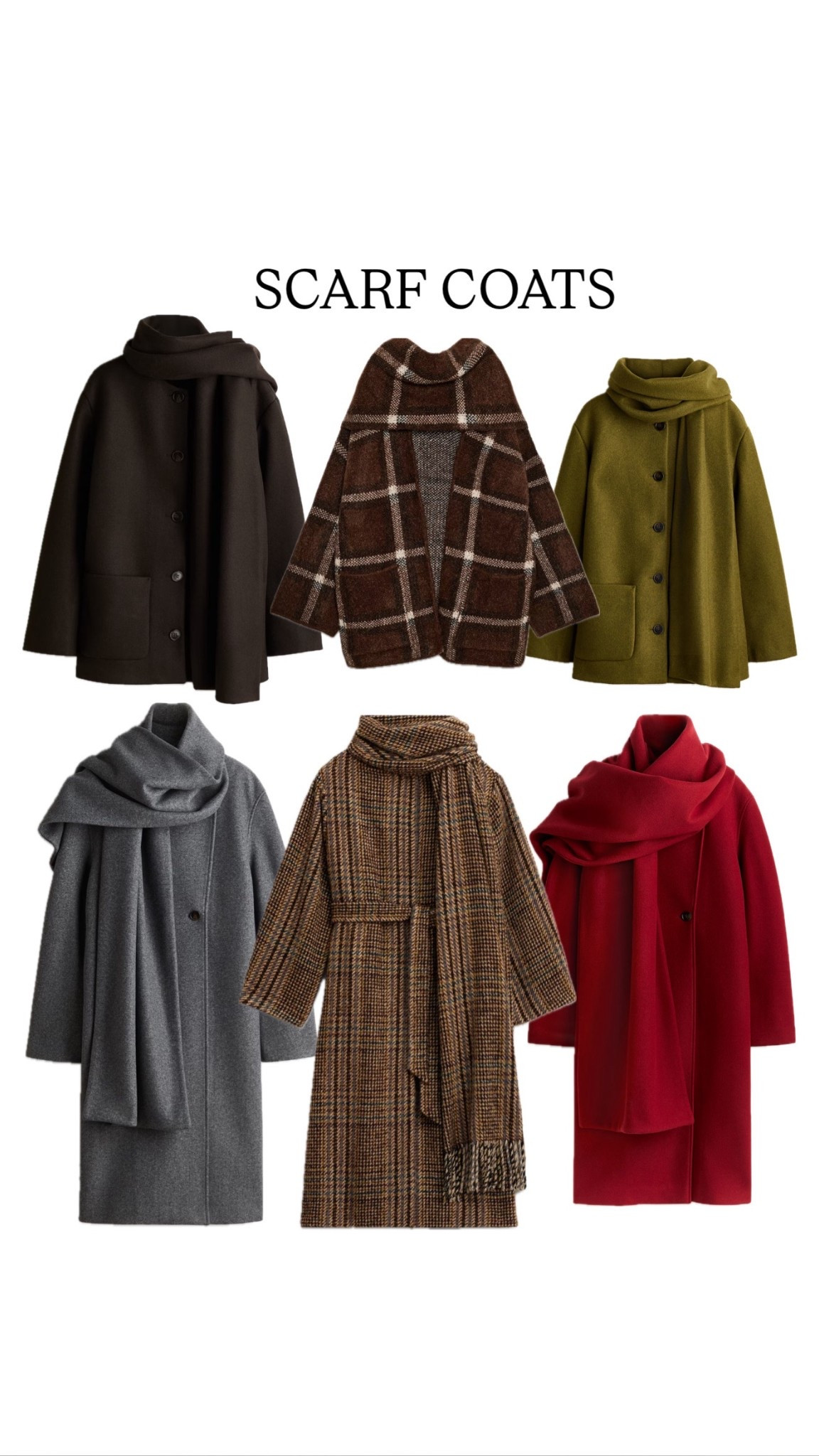 Scarf coats are nothing new but it looks like they are back to being trendy right now. They are very elegant and can be worn with anything in your closet. 

#LTKGiftGuide #LTKCyberWeek #LTKHoliday