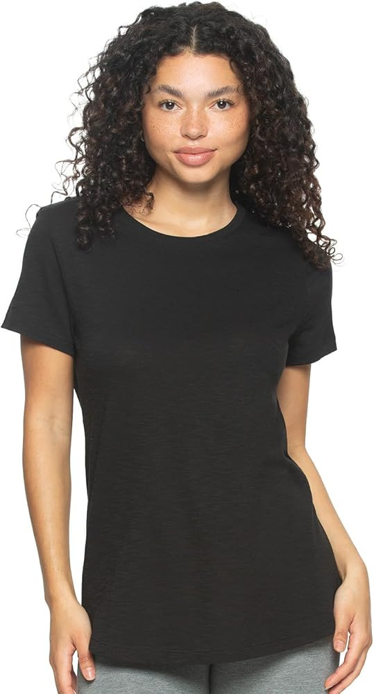 Felina | Slub Jersey Crew Neck T-Shirt | Amazon (US)