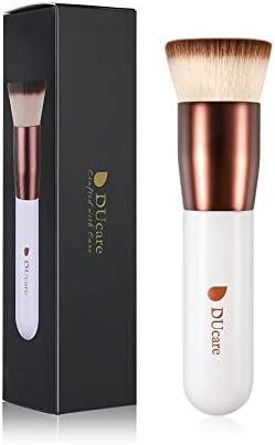 DUcare Flat Top Kabuki Foundation Brush, Synthetic Professional Liquid Blending Mineral Powder Ma... | Amazon (US)
