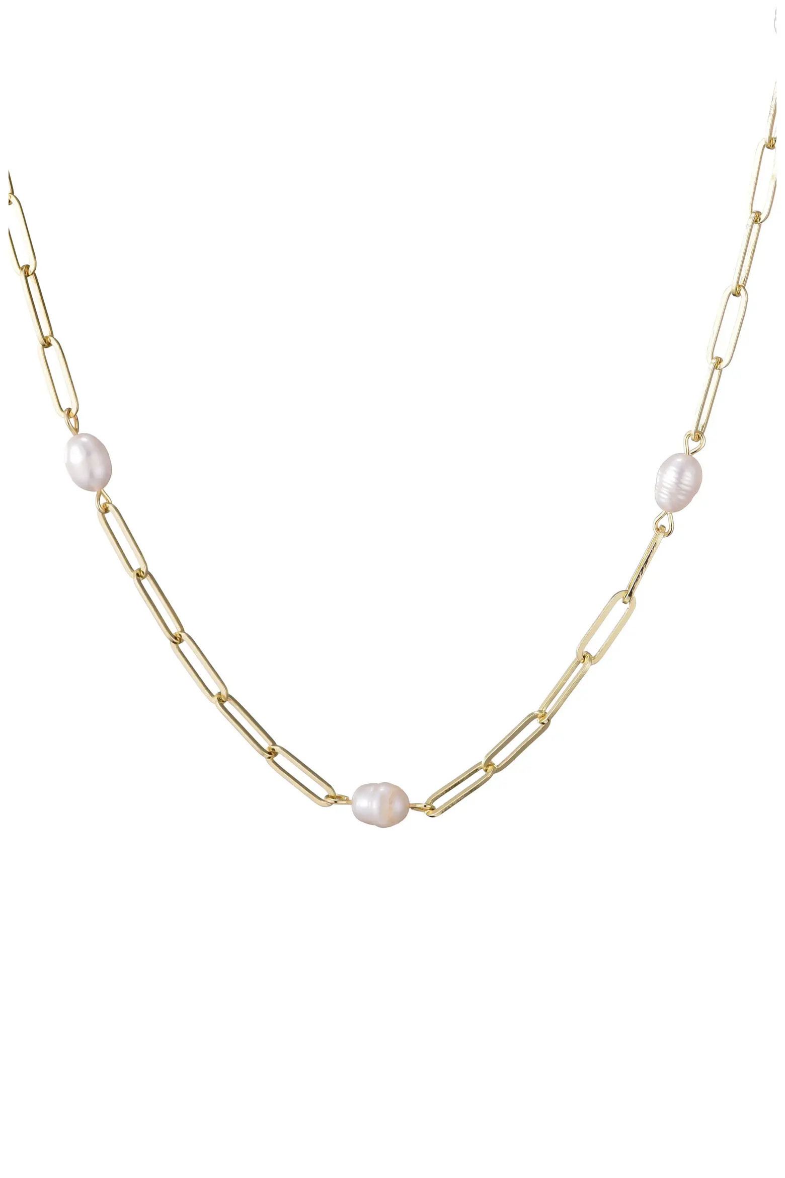 Adornia 14K Gold Plated Freshwater Station Necklace (Women) | Nordstromrack | Nordstrom Rack