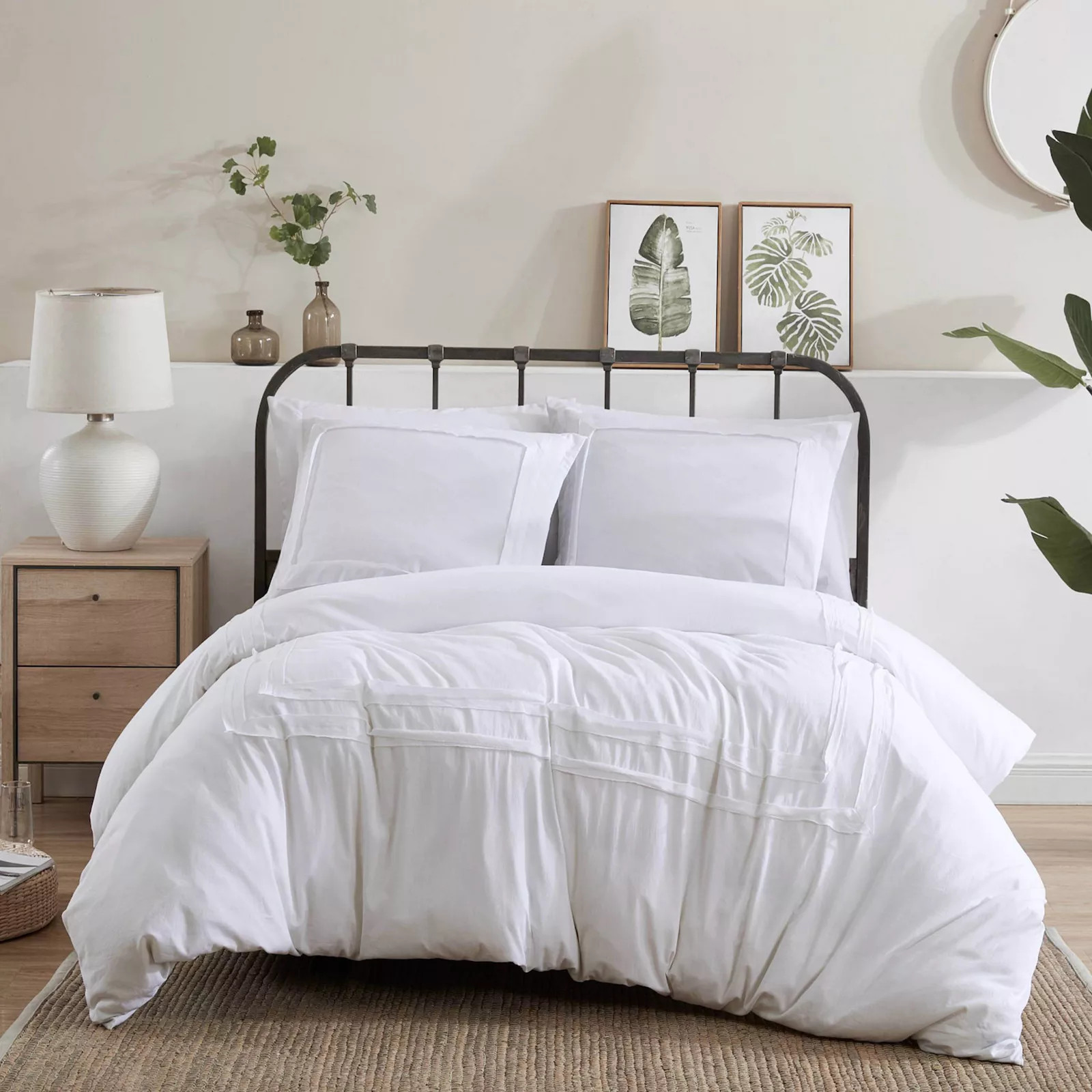 Azalea Skye Nova White Duvet Cover Set with Shams, Full/Queen | Kohl's