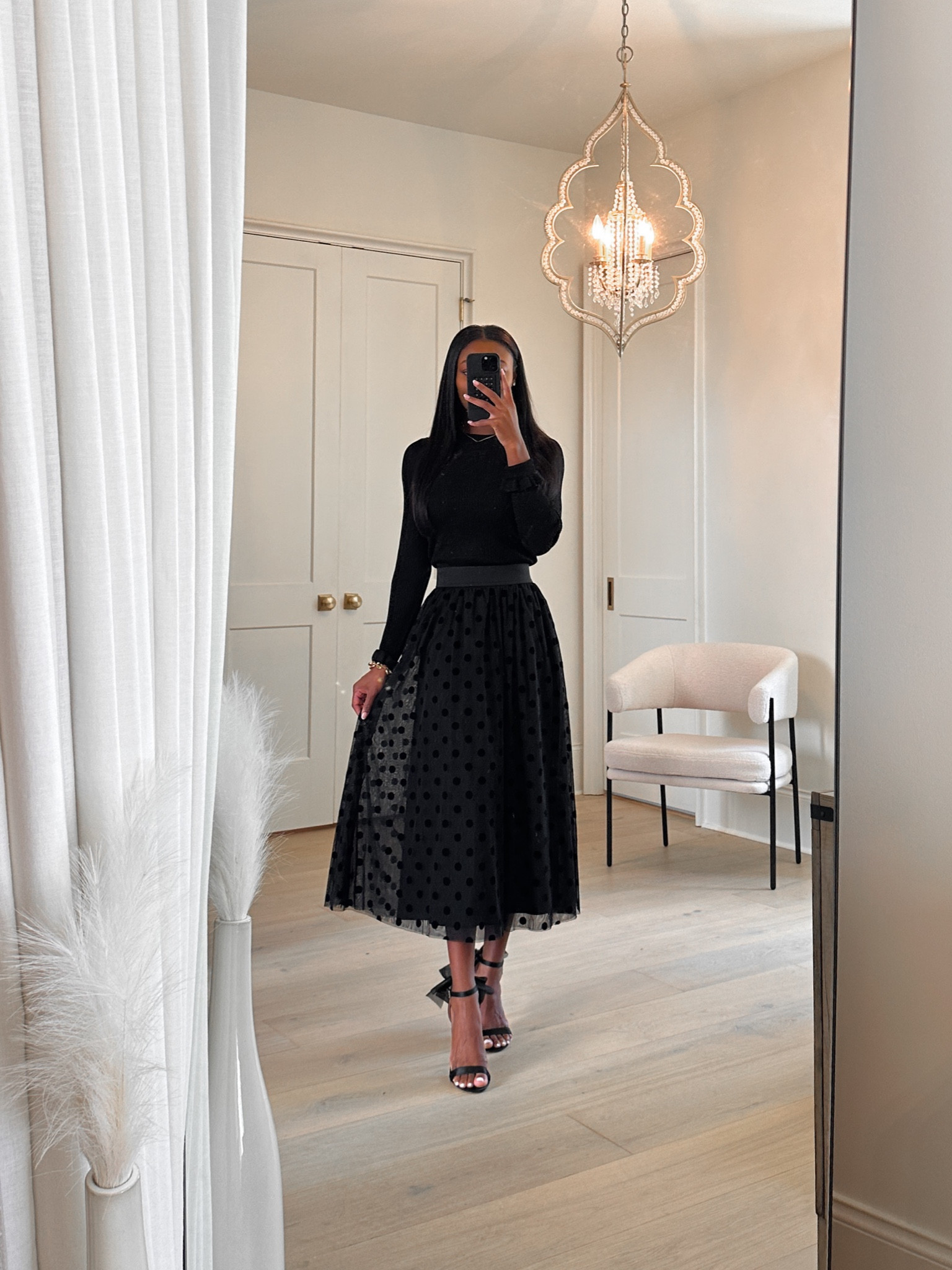 #ad Holiday party outfit inspiration! Obsessed with this polka dot midi skirt and sparkly sweater from @boden_clothing! ✨ #Boden #BodenByMe

#LTKSeasonal #LTKCyberWeek #LTKHoliday