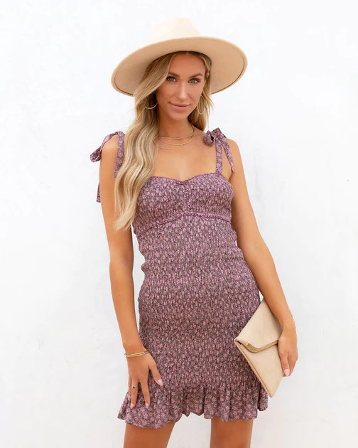 Nantucket Summer Printed Smocked Mini Dress - FINAL SALE | VICI