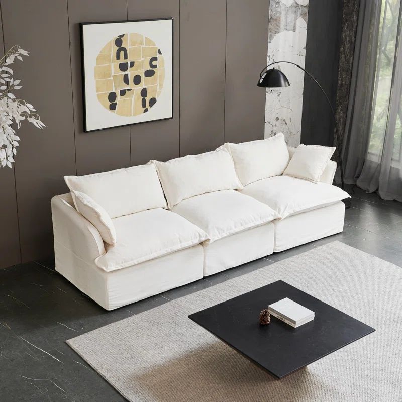 Mahamood 115.34'' Upholstered Sofa | Wayfair North America
