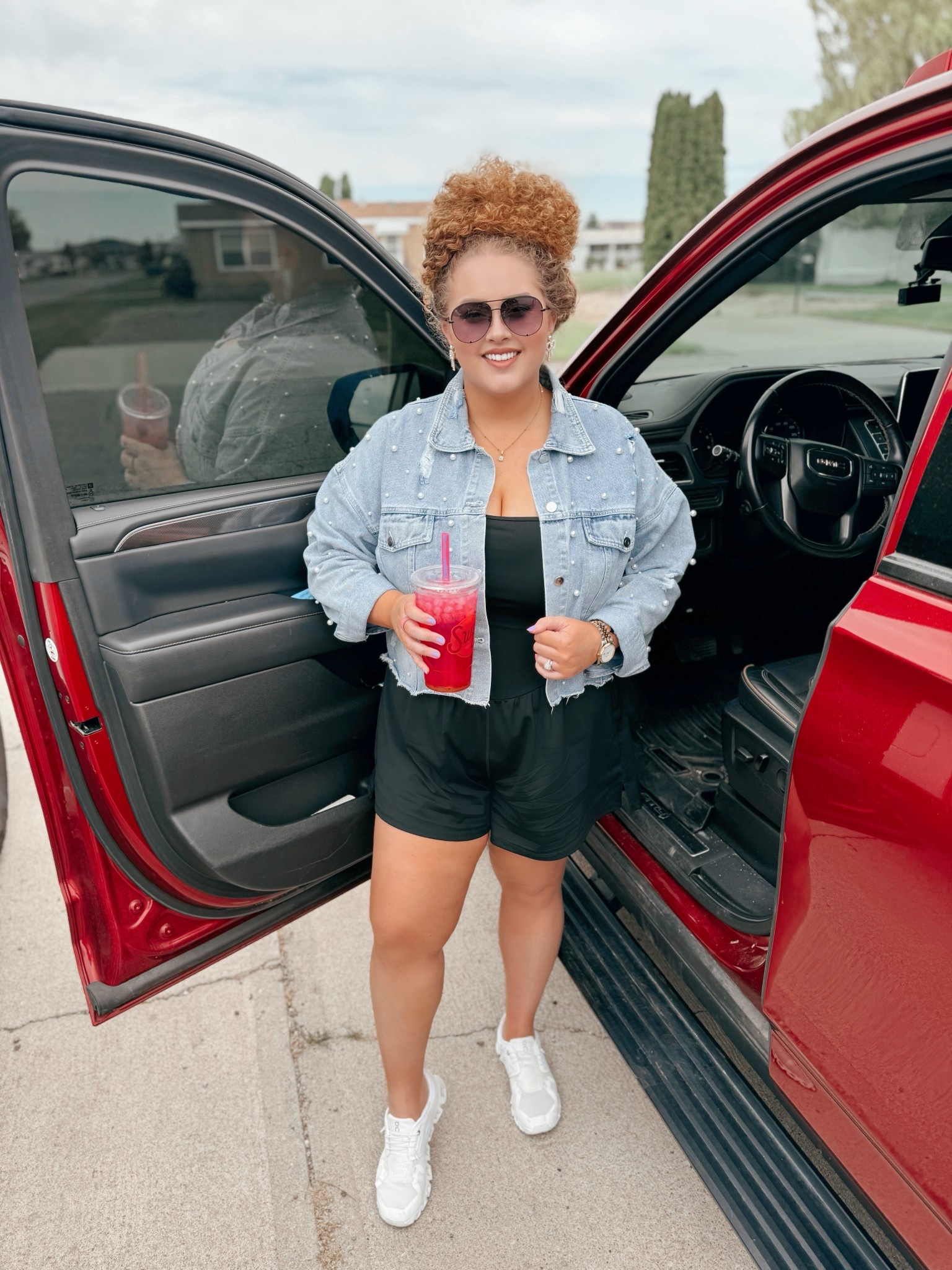 This athletic romper was made for days on the go 🙌🏻So comfortable too!🖤 black romper | amazon black romper | athletic romper | amazon athletic romper | summer romper | casual romper | athletic outfit | amazon lululemon dupe | amazon lululemon romper dupe | on cloud tennis shoes | white on cloud tennis shoes | Amazon athletic outfit | amazon athletic finds | amazon outfit | amazon gym | amazon finds | amazon must haves | amazon summer outfit | amazon summer fashion | amazon summer look | pearl denim jacket | denim jacket with pearls | amazon denim jacket 

#LTKMidsize #LTKFindsUnder50 #LTKStyleTip