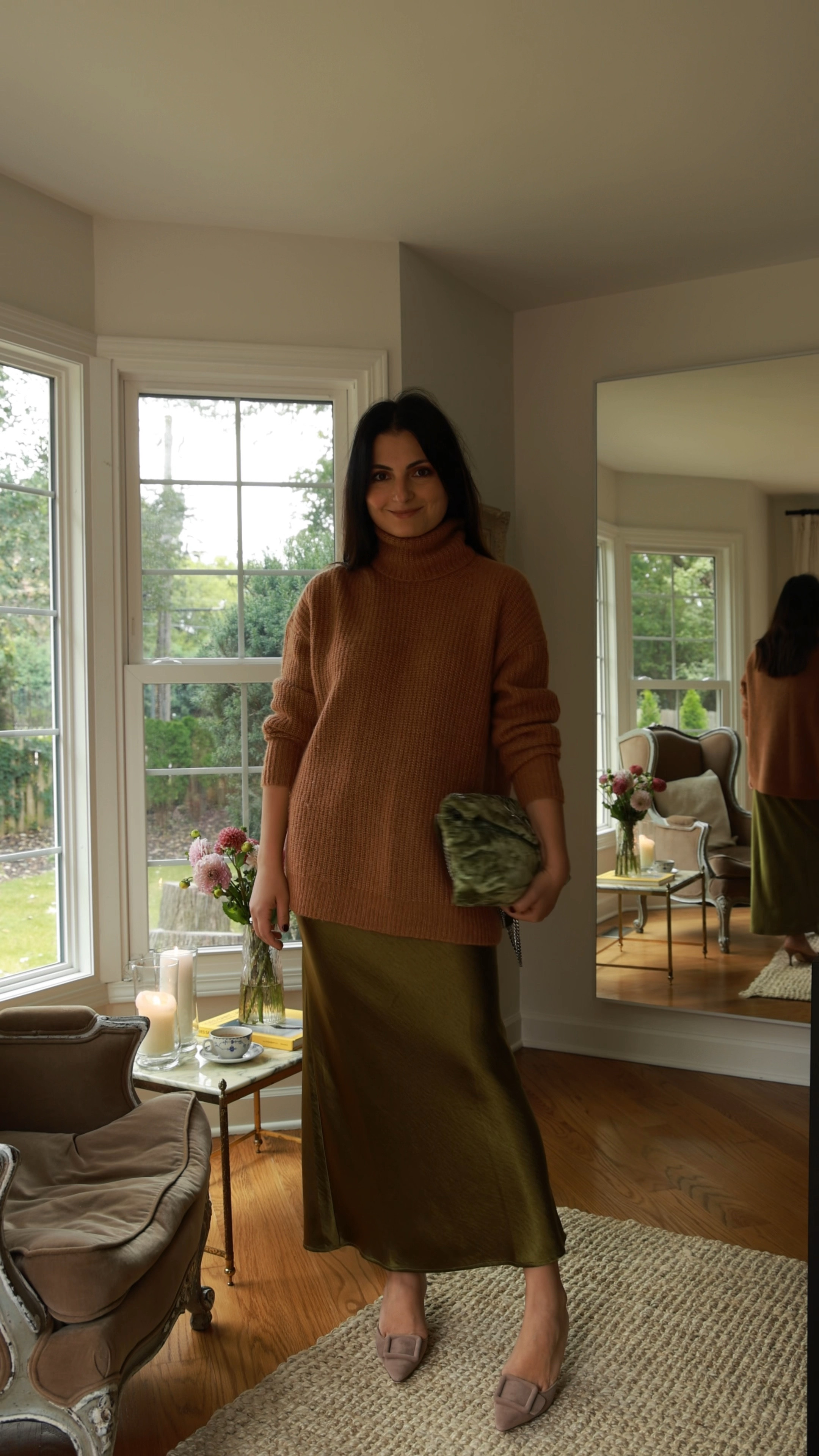 5 Ways to Style a Slip Skirt for Fall