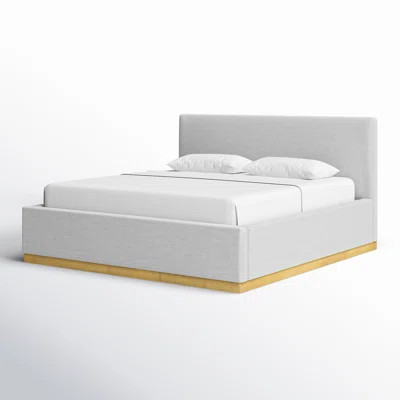 Delpha Grounded Upholstered Wood Base Bed | Wayfair North America