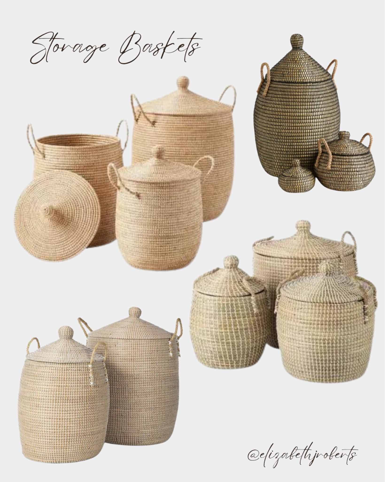 The same but different🕵️‍♀️ I was dead set on purchasing the Serena & Lily La Jolla baskets until I found this Wayfair dupe. Linked a couple other similar storage baskets as well. 

#LTKhome
