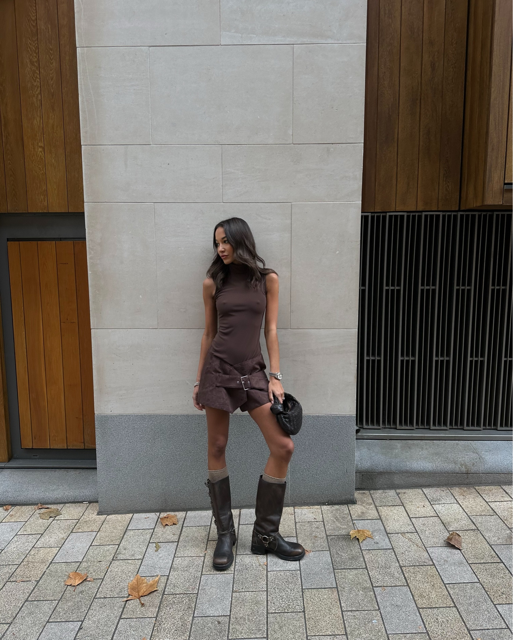Biker boots, brown suede, ootd

#LTKautumn #LTKwinter #LTKluxury